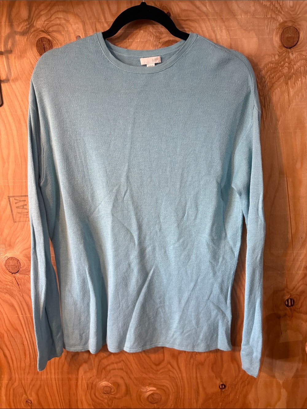 J. Jill Light Blue Crewneck Sweater - Soft Knit